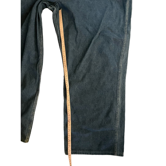 VTG Big Mac Mens Bib Overalls High Rise Adjustable Straps Size XXL Blue - Picture 10 of 12